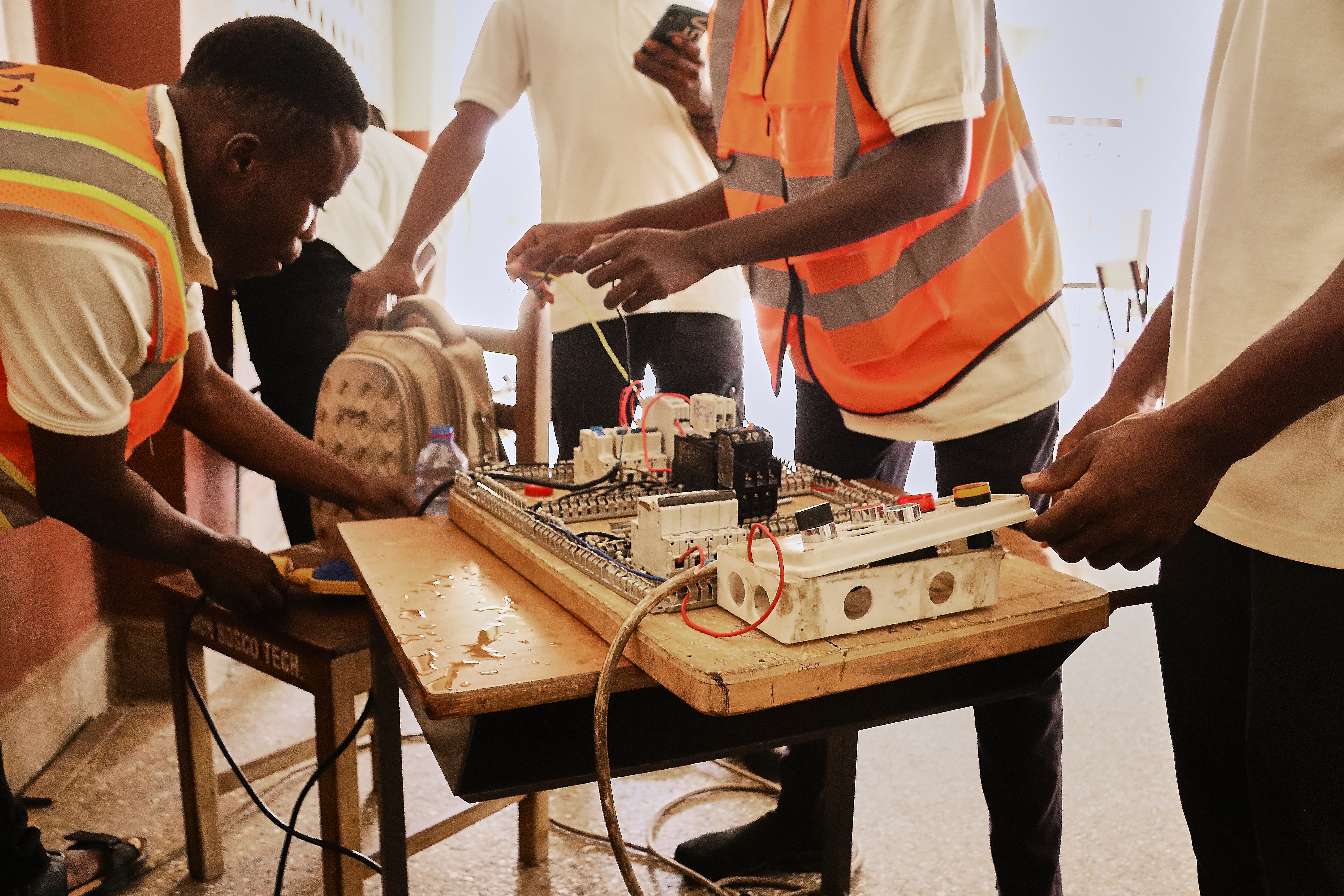Digital training and practical laboratory at Don Bosco Technical Institute, Ashaiman